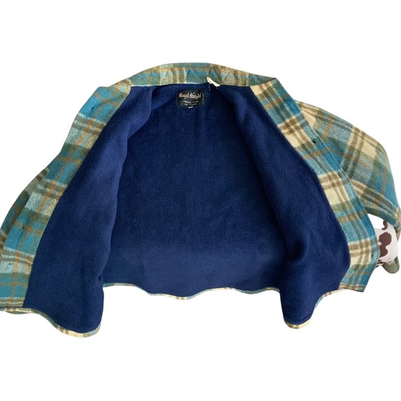 Vintage Royal Knight Casual Wear Wool Flannel, Lined in Fleece size Large - Picture 4 of 16